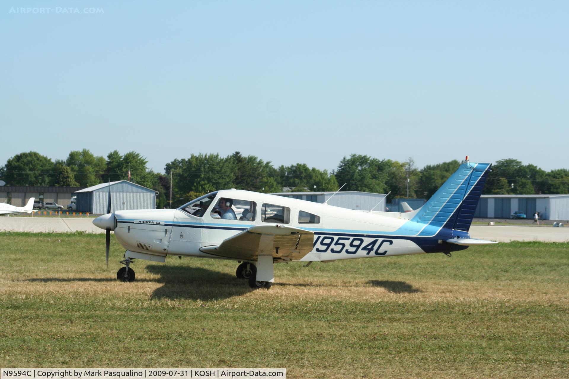 N9594C, 1978 Piper PA-28R-201 Cherokee Arrow III C/N 28R-7837209, Piper PA-28R-201