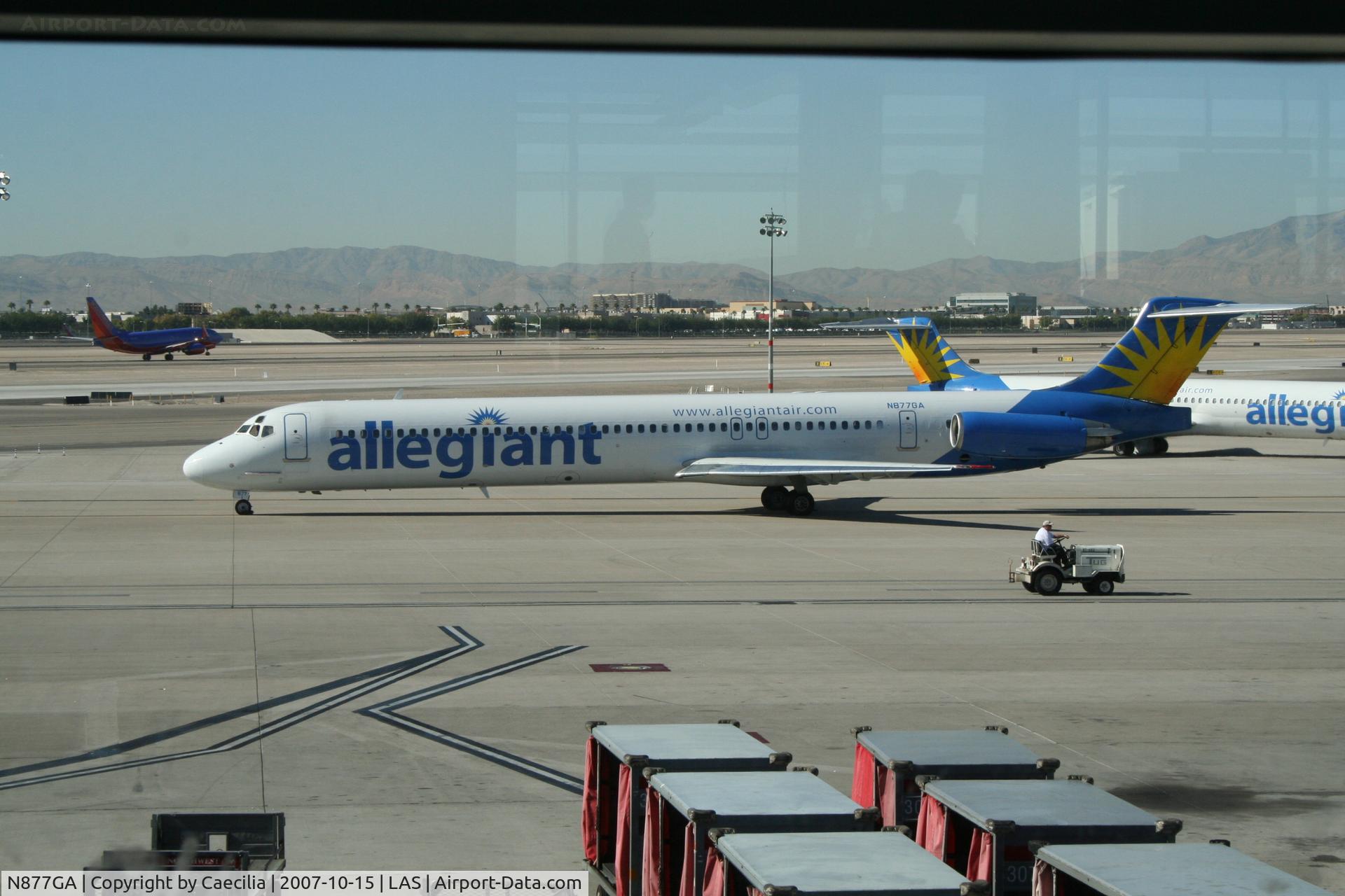 N877GA, 1994 McDonnell Douglas MD-83 (DC-9-83) C/N 53467, Las Vegas