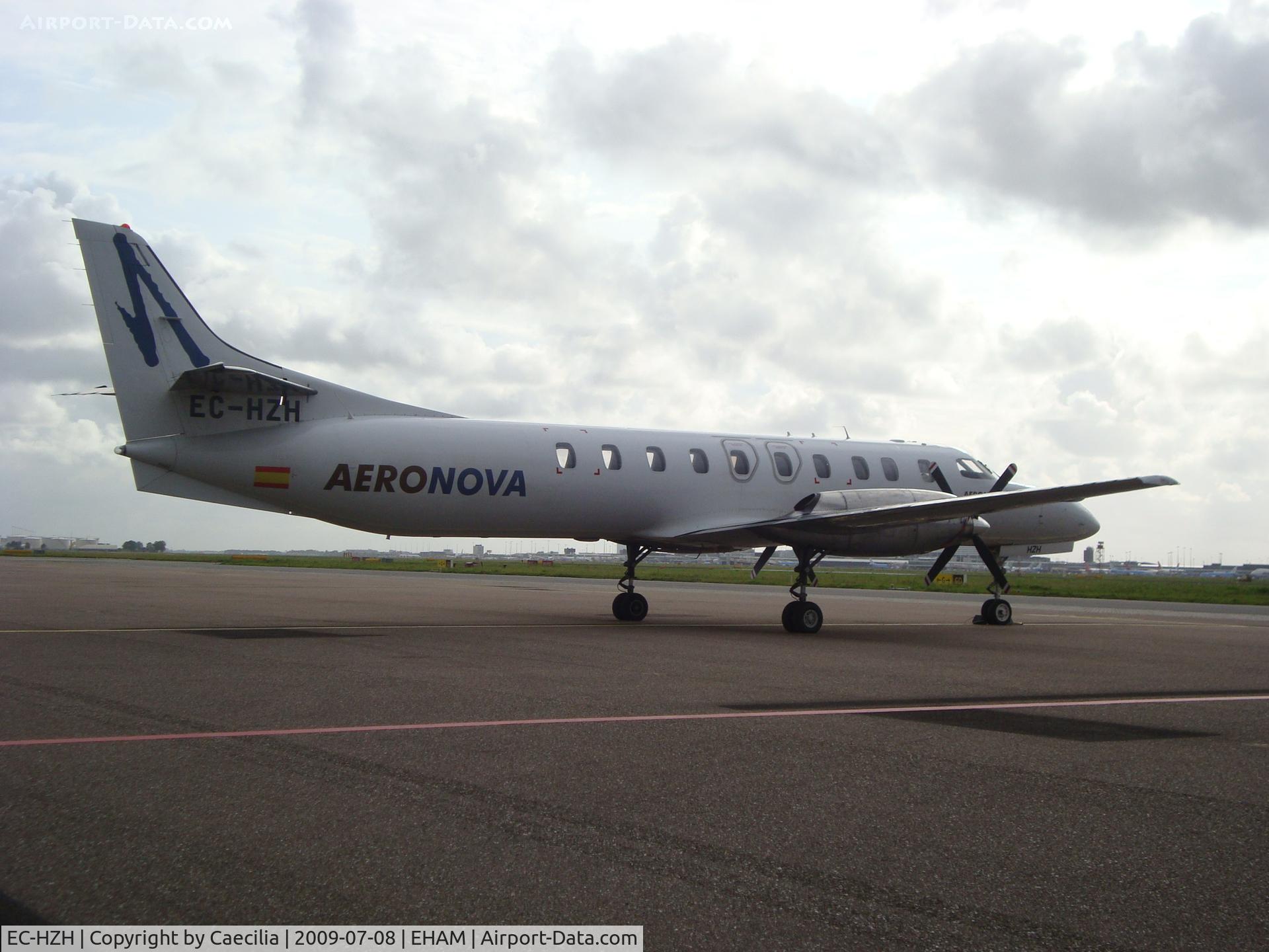 EC-HZH, 1988 Fairchild SA-227AC Metro III C/N AC-720, At Schiphol-Oost