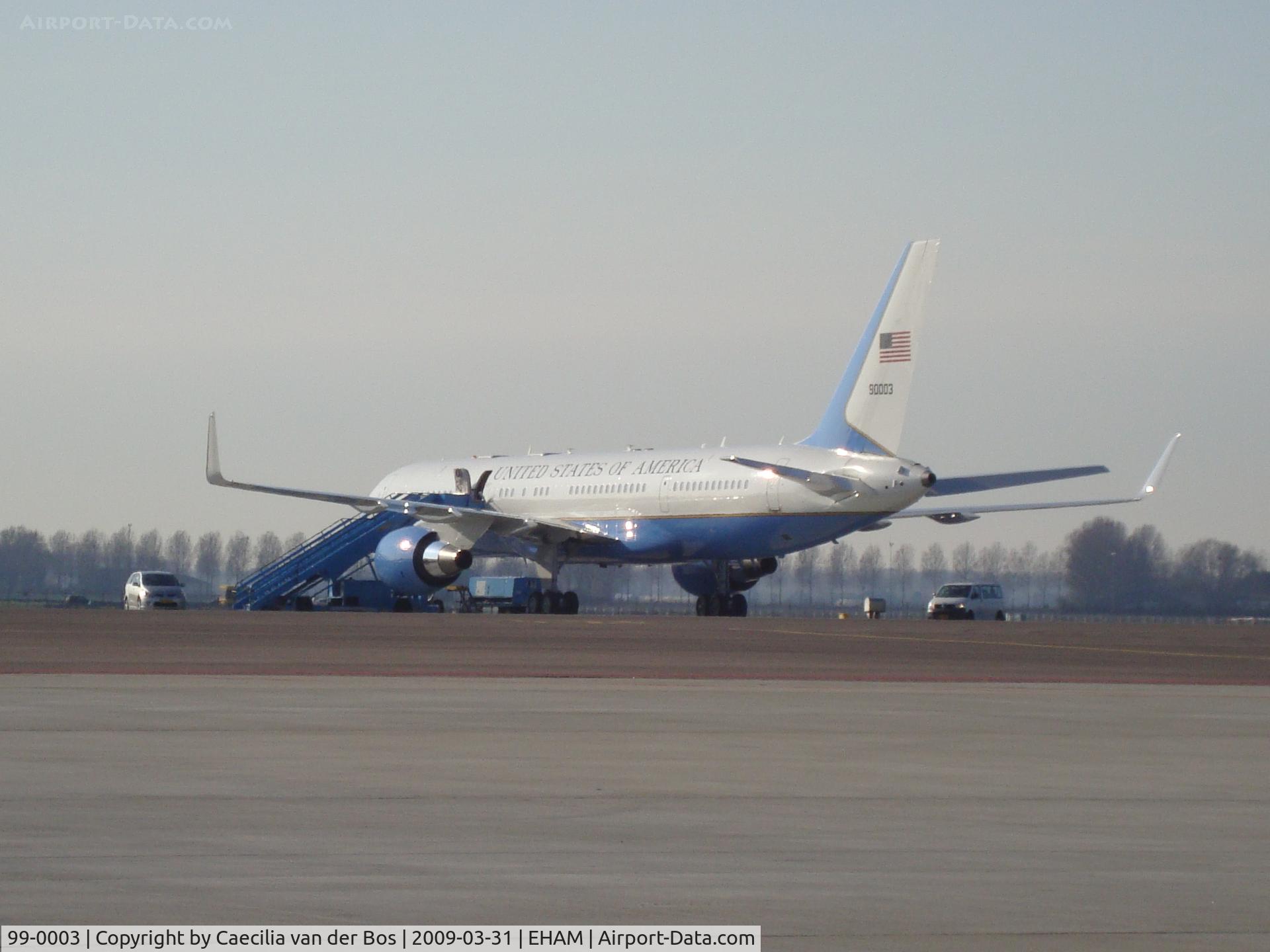 99-0003, 1998 Boeing C-32A (757-200) C/N 29027, Plane of Hillary Clinton