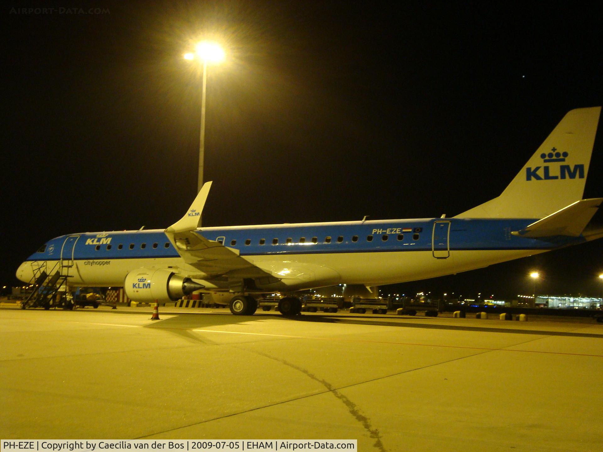 PH-EZE, 2009 Embraer 190LR (ERJ-190-100LR) C/N 19000288, KLM Cityhopper