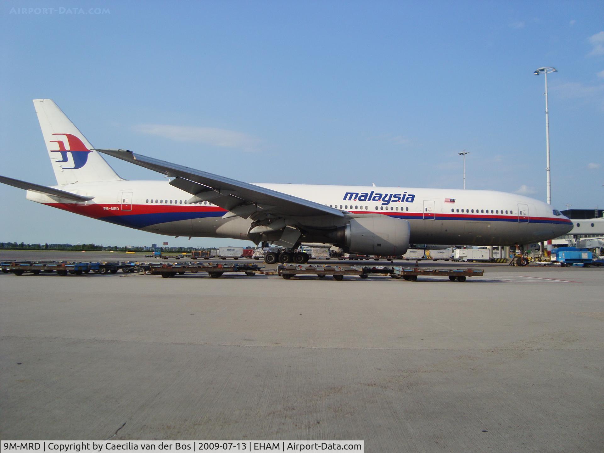 9M-MRD, 1997 Boeing 777-2H6/ER C/N 28411, Malaysia Airlines