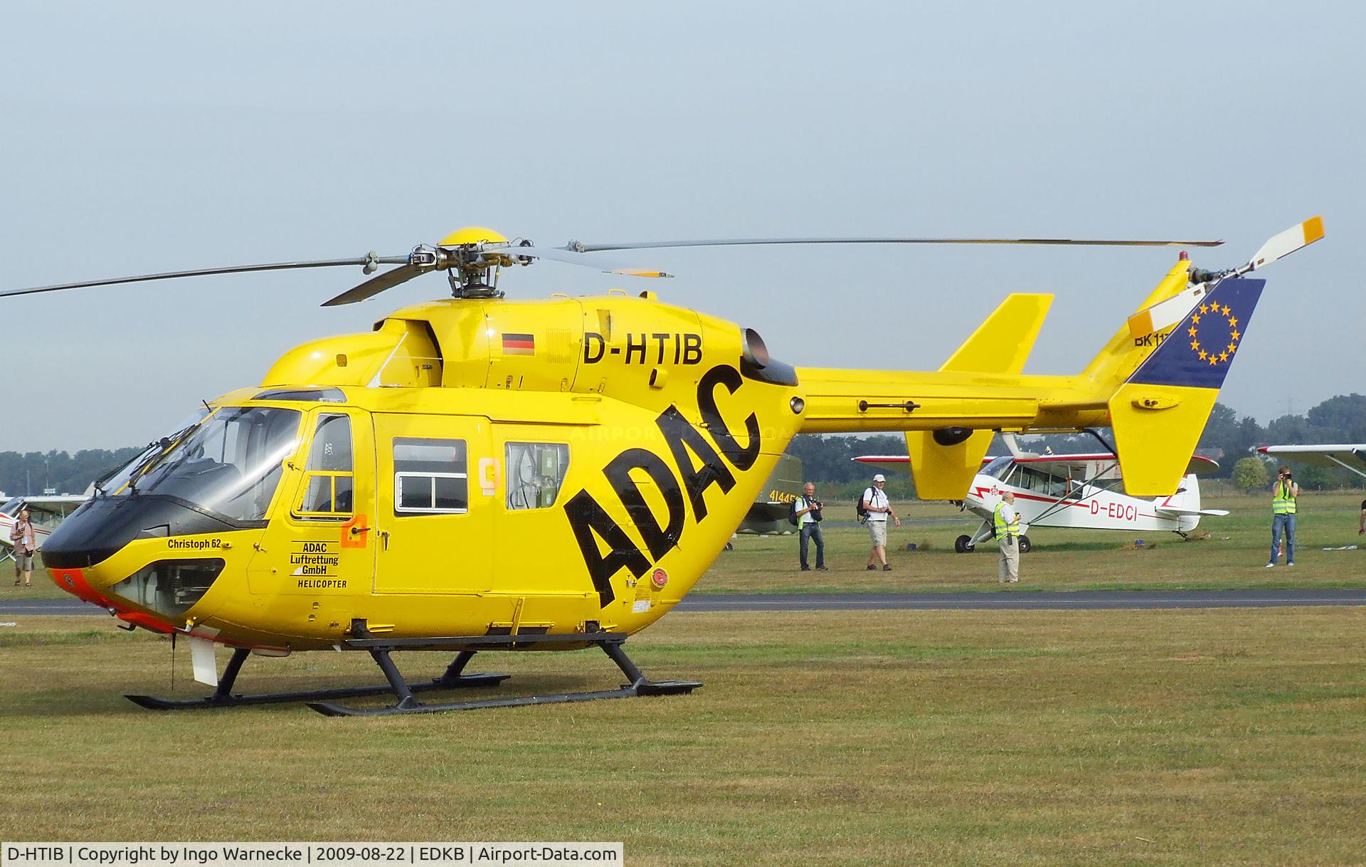 D-HTIB, Eurocopter-Kawasaki BK-117B-2 C/N 7022, MBB-Kawasaki BK-117A-3 of ADAC Luftrettung at Bonn-Hangelar airfield