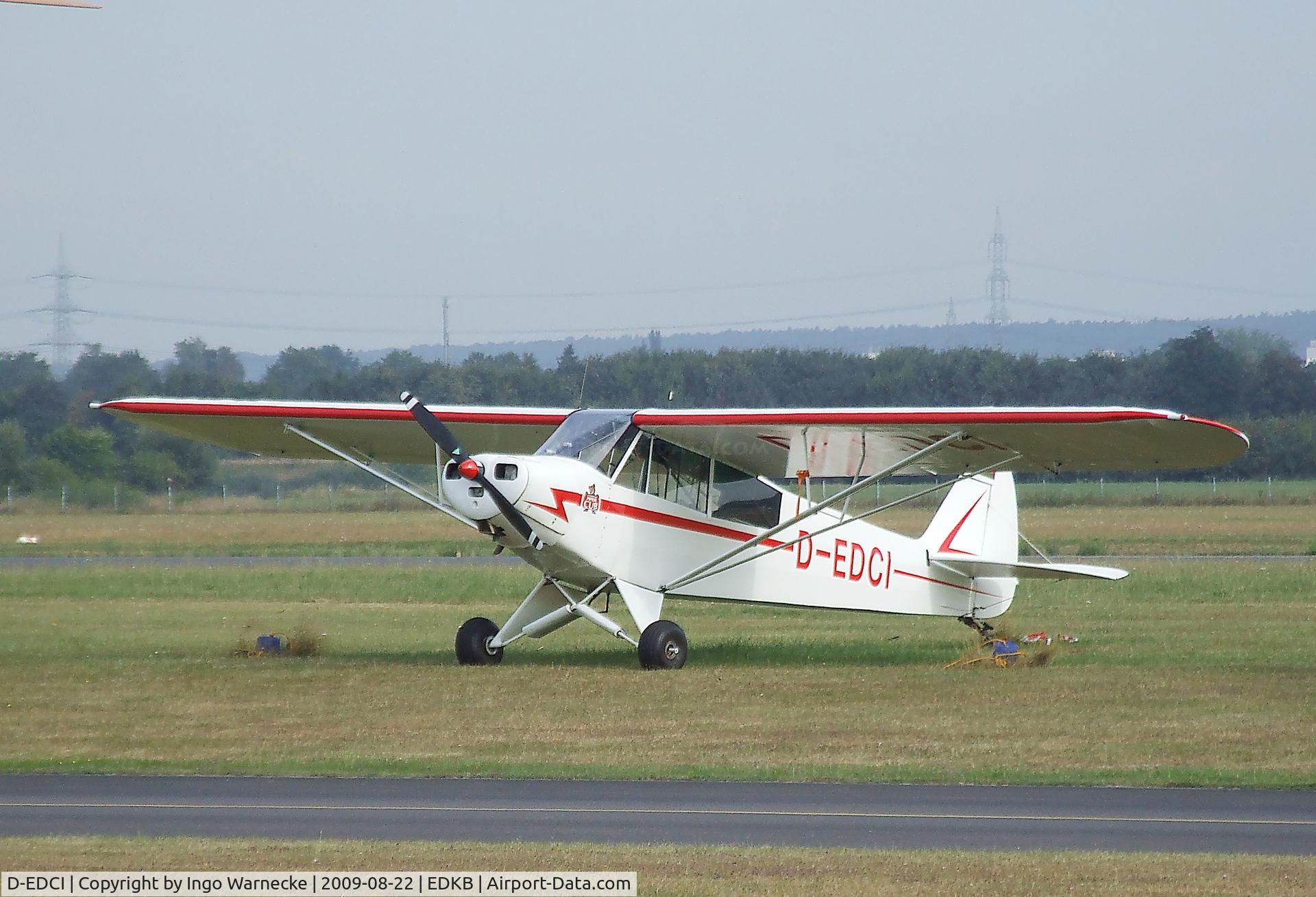 D-EDCI, 1951 Piper L-18C Super Cub (PA-18-95) C/N 18-1976, Piper PA-18-95 Super Cub at the Bonn-Hangelar centennial jubilee airshow