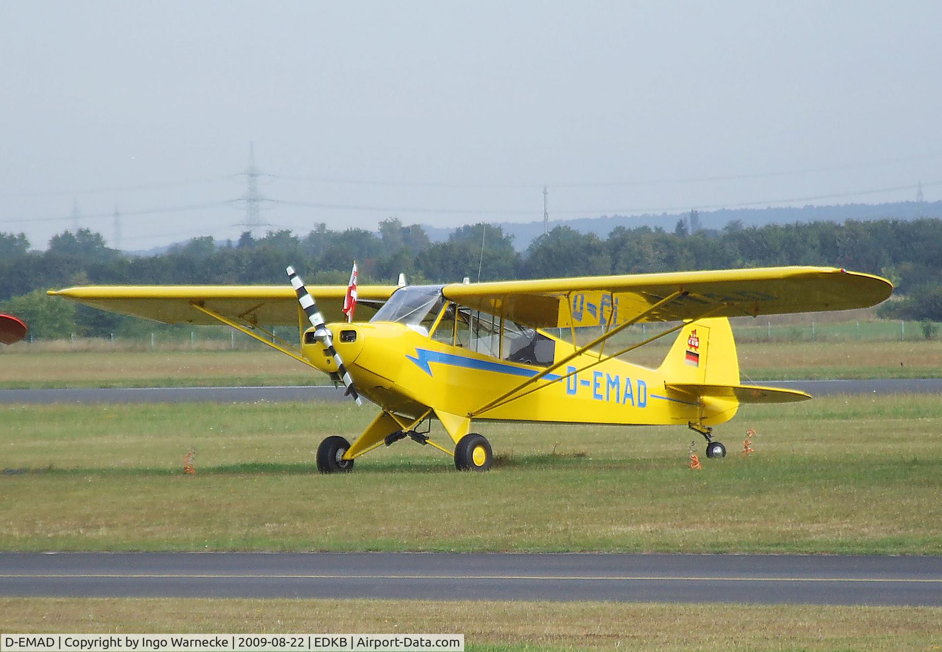 D-EMAD, Piper PA-18-95 Super Cub Super Cub C/N 18-2030, Piper PA-18-95 Super Cub at the Bonn-Hangelar centennial jubilee airshow