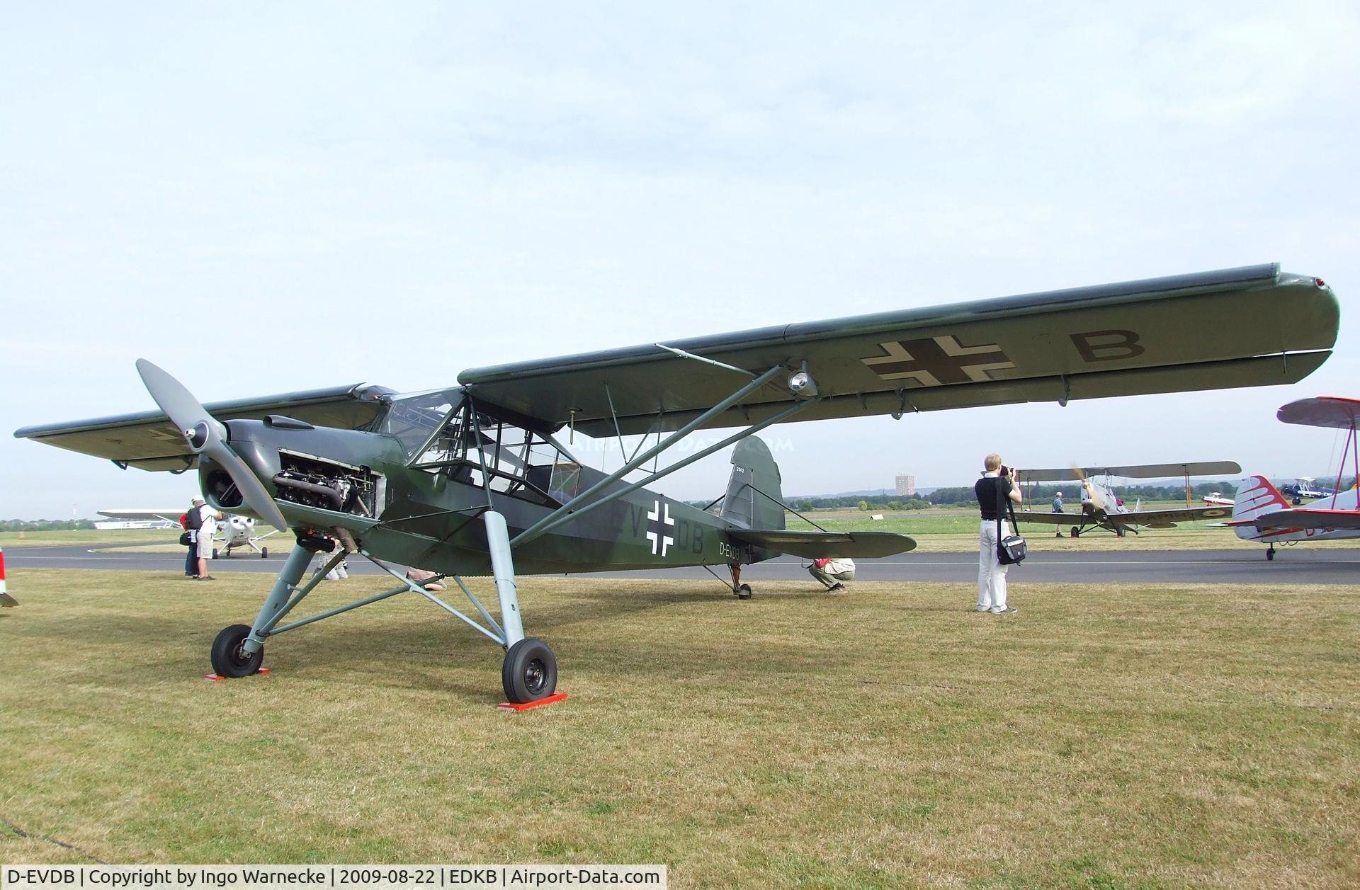 D-EVDB, 1944 Fieseler Fi-156C-7 Storch C/N 2042, Fieseler Fi 156 Storch at the Bonn-Hangelar centennial jubilee airshow