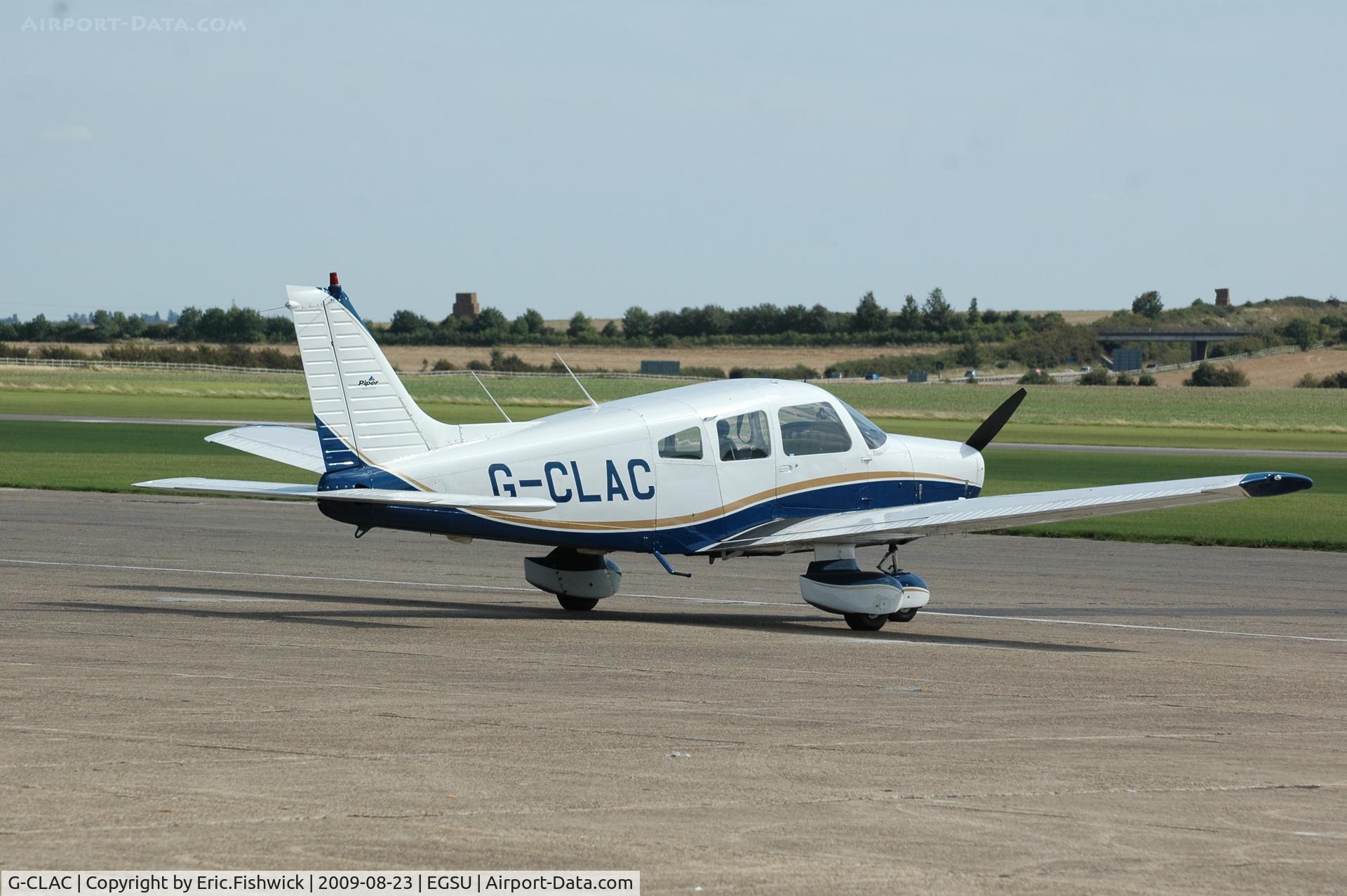G-CLAC, 1981 Piper PA-28-161 Cherokee Warrior II C/N 28-8116241, G-CLAC at Duxford
