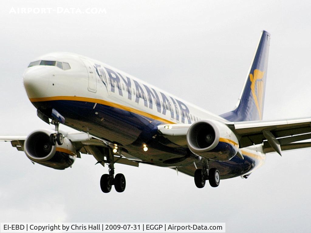 EI-EBD, 2009 Boeing 737-8AS C/N 37522, Ryanair Boeing 737-8AS/WL