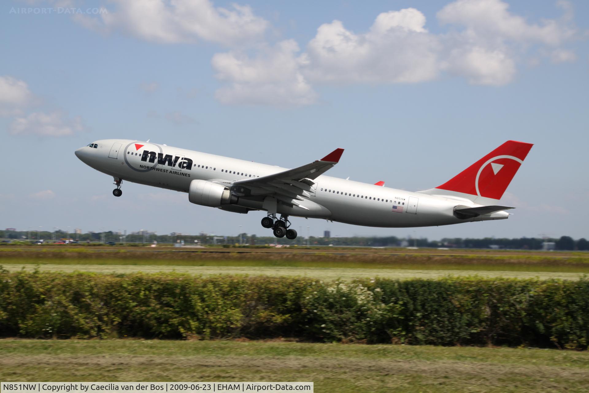 N851NW, 2004 Airbus A330-223 C/N 0609, Northwest Airlines