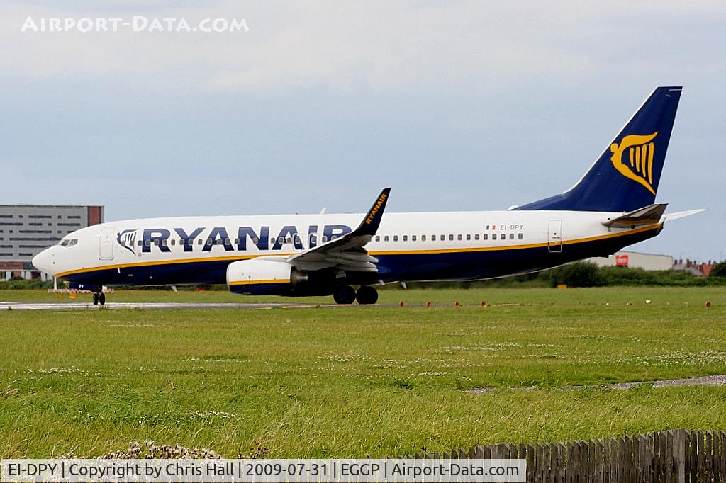 EI-DPY, 2007 Boeing 737-8AS C/N 33615, Ryanair