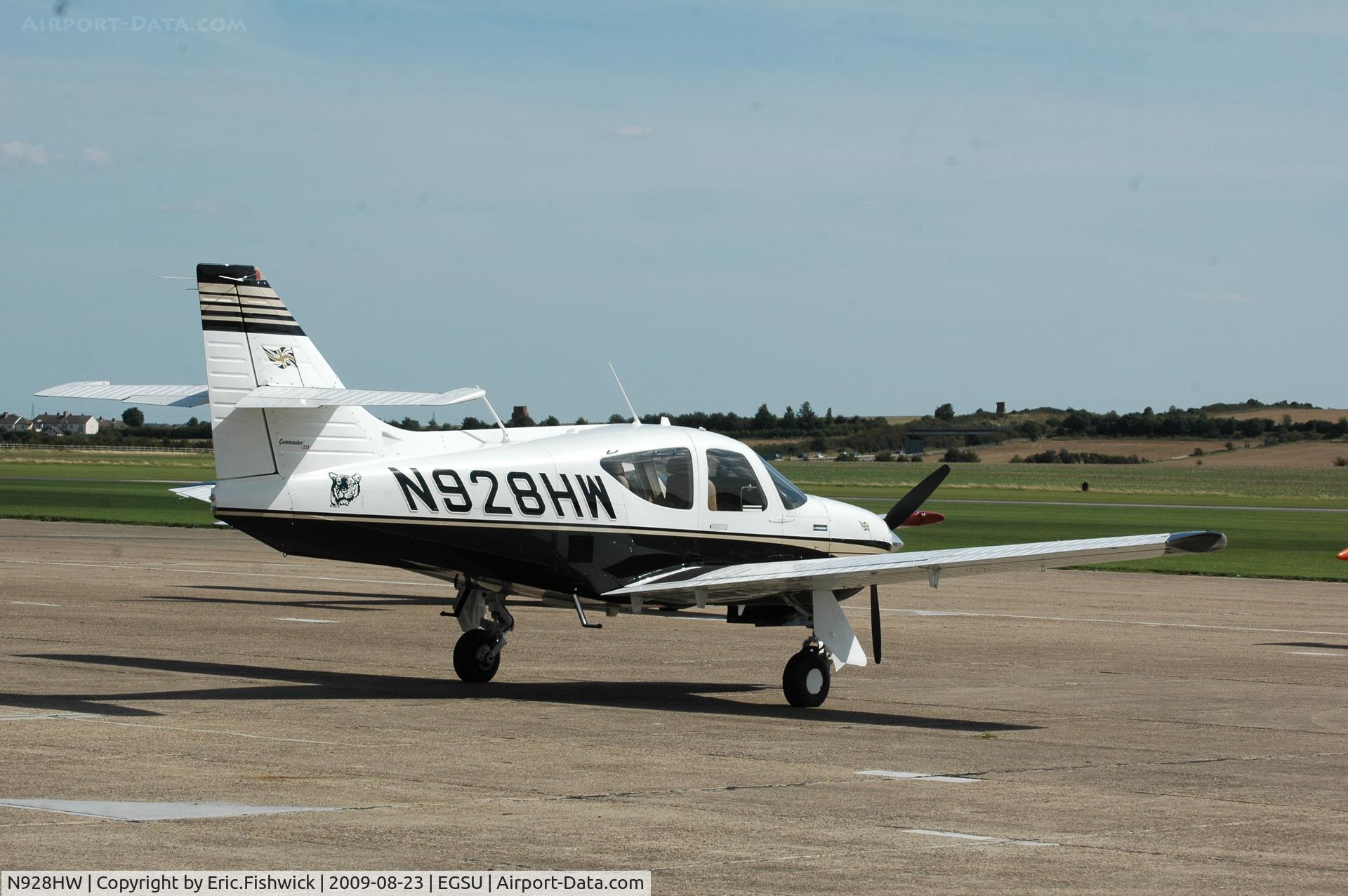 N928HW, 2000 Rockwell Commander 114-B C/N 14672, N928HW at Duxford