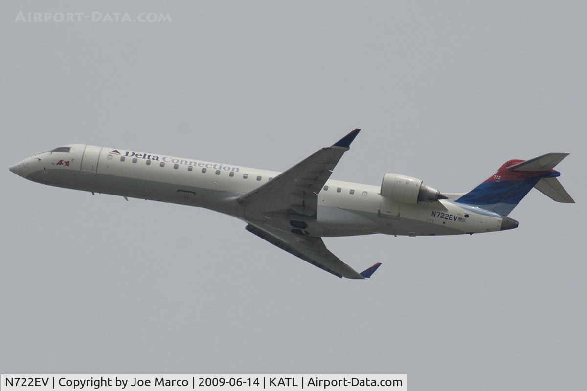 N722EV, 2003 Bombardier CRJ-701 (CL-600-2C10) Regional Jet C/N 10127, @ ATL