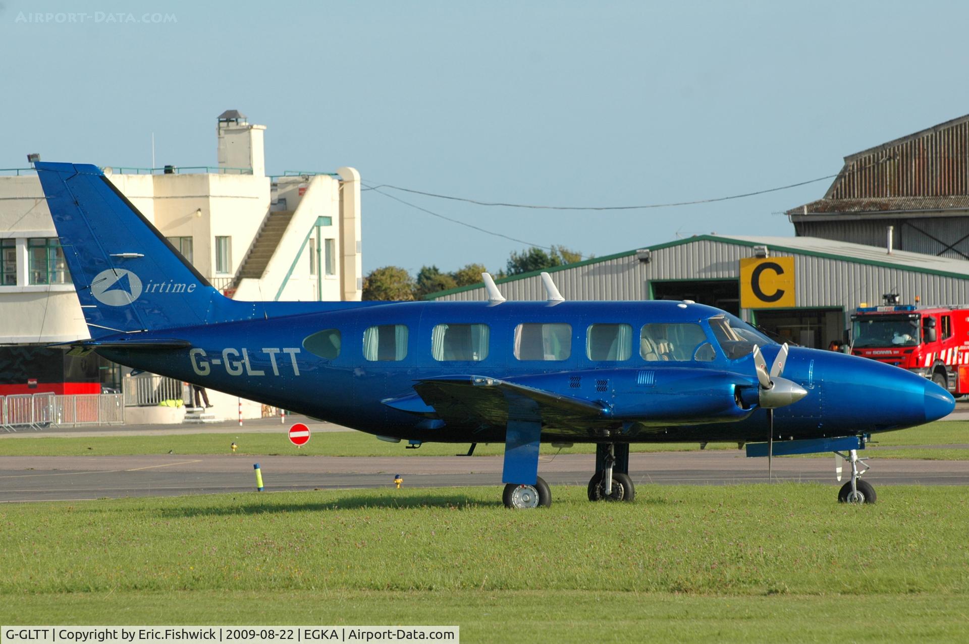 G-GLTT, 1984 Piper PA-31-350 Navajo Chieftain Chieftain C/N 31-8452004, G-GLTT at RAFA Battle of Britain Airshow, Shoreham Airport Aug 09