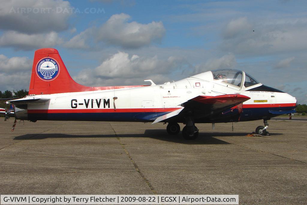 G-VIVM, 1964 BAC 84 Jet Provost T.5P C/N PAC/W/23907, Jet Provost at North Weald - ex XS230