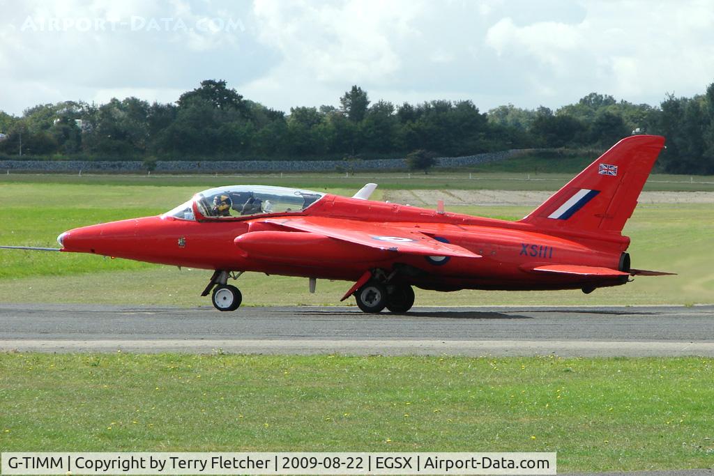 G-TIMM, 1962 Folland Gnat T.1 C/N FL519, Folland Gnat at North Weald wears Serial XS111