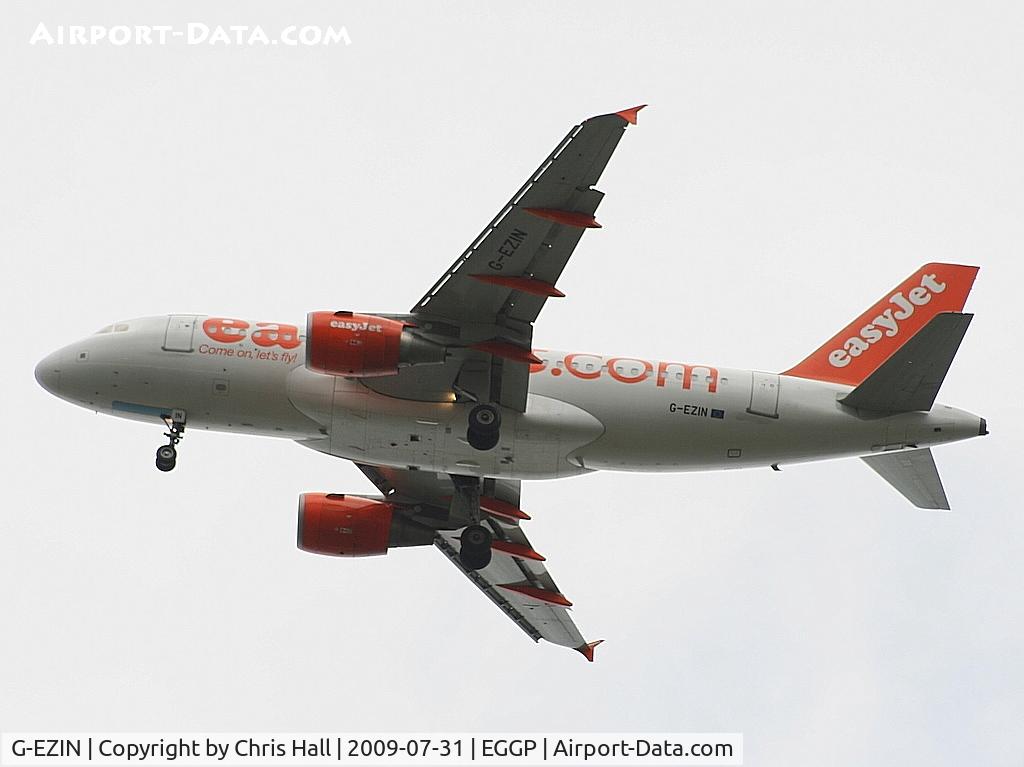 G-EZIN, 2005 Airbus A319-111 C/N 2503, Easyjet