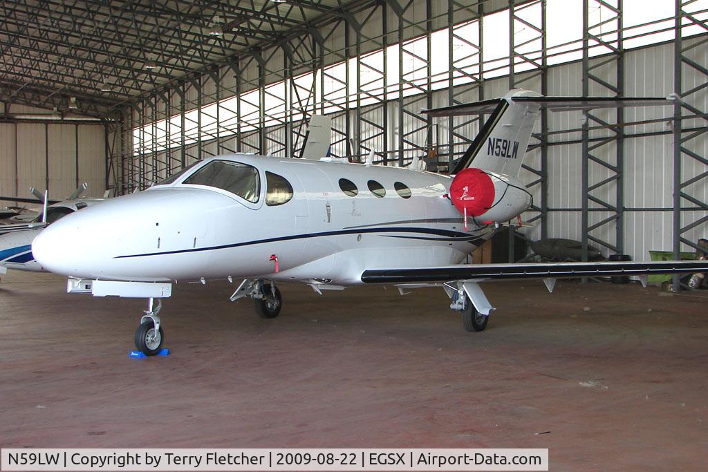 N59LW, 2009 Cessna 510 Citation Mustang Citation Mustang C/N 510-0213, Cessna Mustang based at North Weald