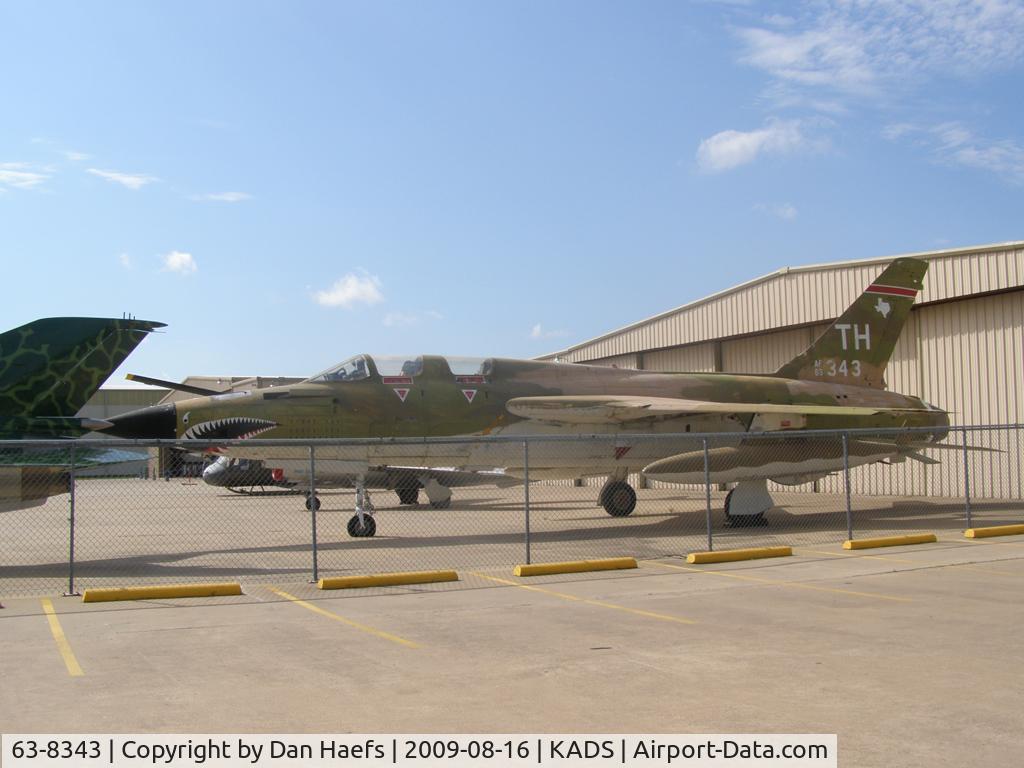 63-8343, 1962 Republic F-105F-1-RE Thunderchief C/N F120, Cavanaugh Flight Museum