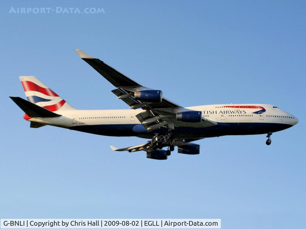 G-BNLI, 1990 Boeing 747-436 C/N 24051, British Airways