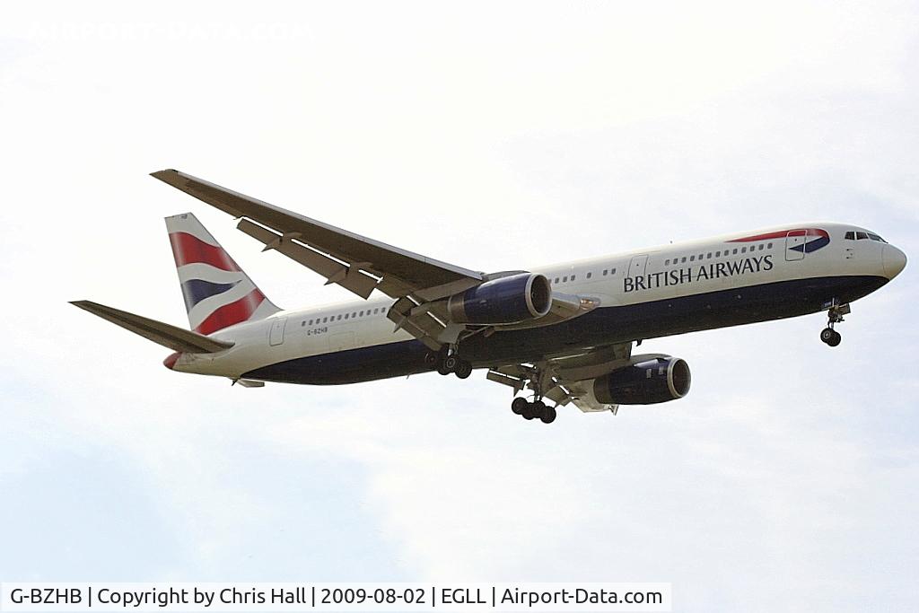 G-BZHB, 1998 Boeing 767-336 C/N 29231, British Airways