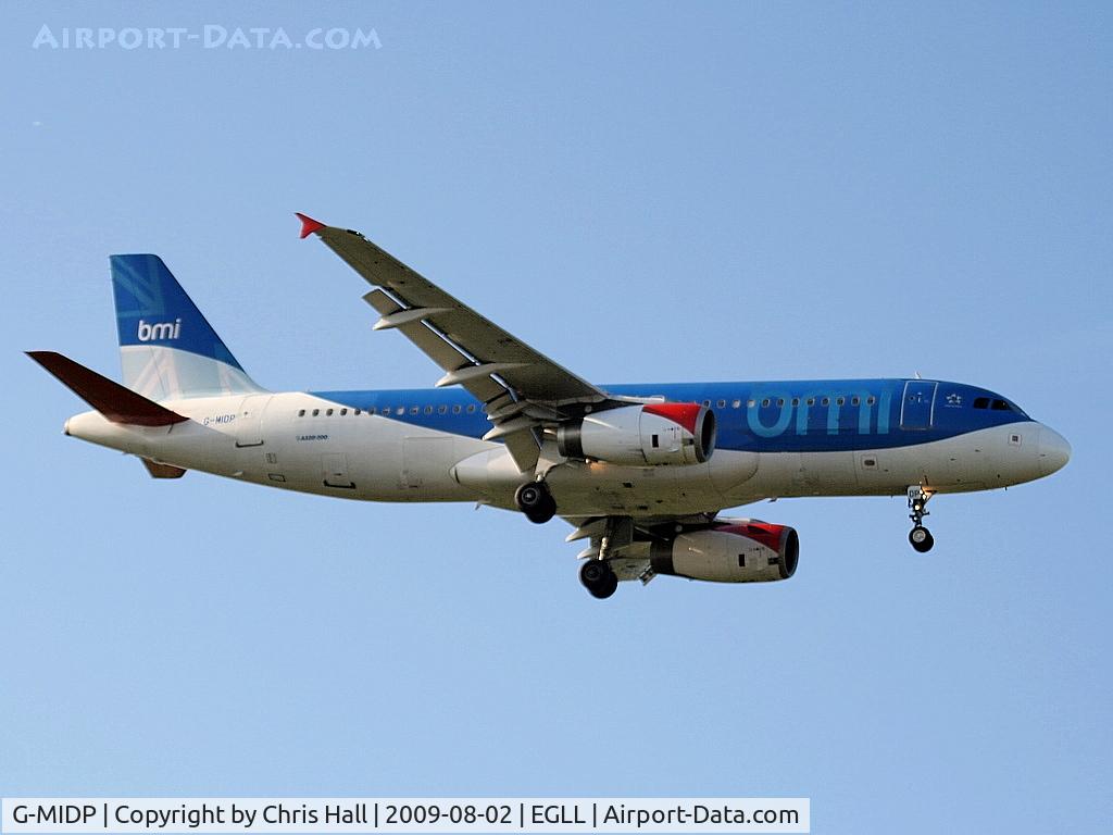 G-MIDP, 2002 Airbus A320-232 C/N 1732, BMI