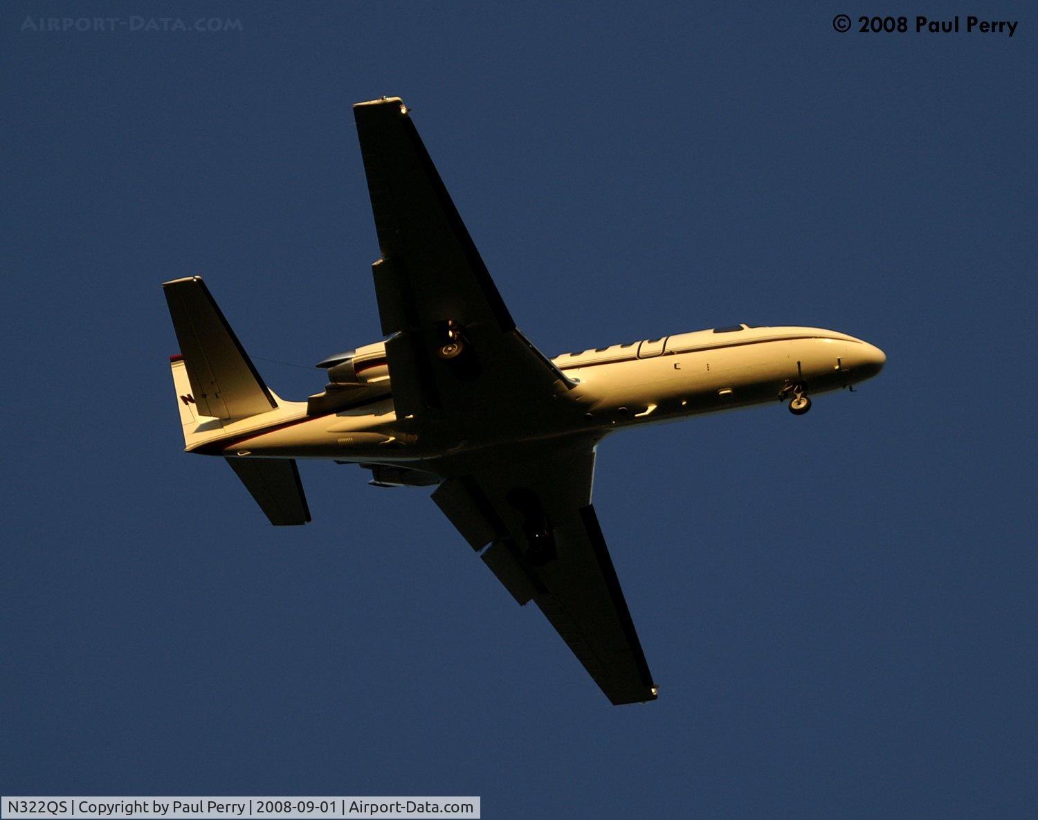N322QS, 1997 Cessna 560 Citation Ultra C/N 560-0421, A NetJets bird making it an early morning