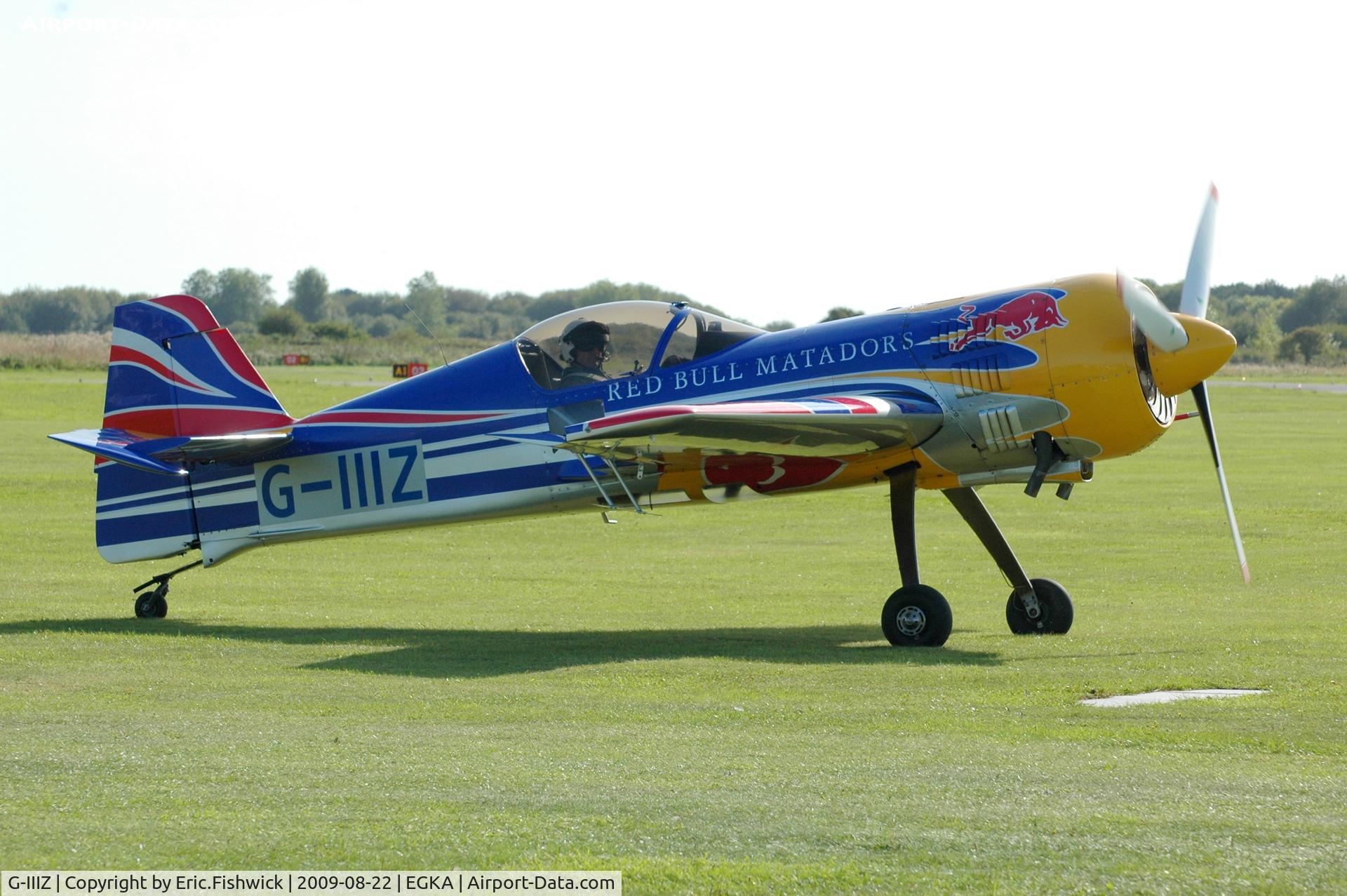G-IIIZ, 1991 Sukhoi Su-26M C/N 04-05, 3. G-IIIZ at RAFA Battle of Britain Airshow, Shoreham Airport Aug 09