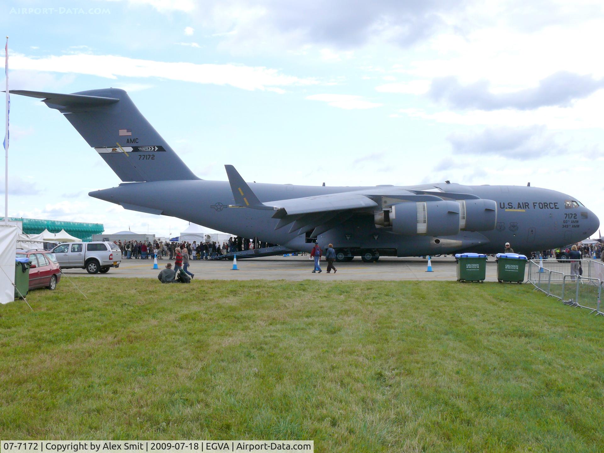 07-7172, 2007 Boeing C-17A Globemaster III C/N 50189/F188/P172, Boeing C-17A Globemaster III 07-7172 US Air Force