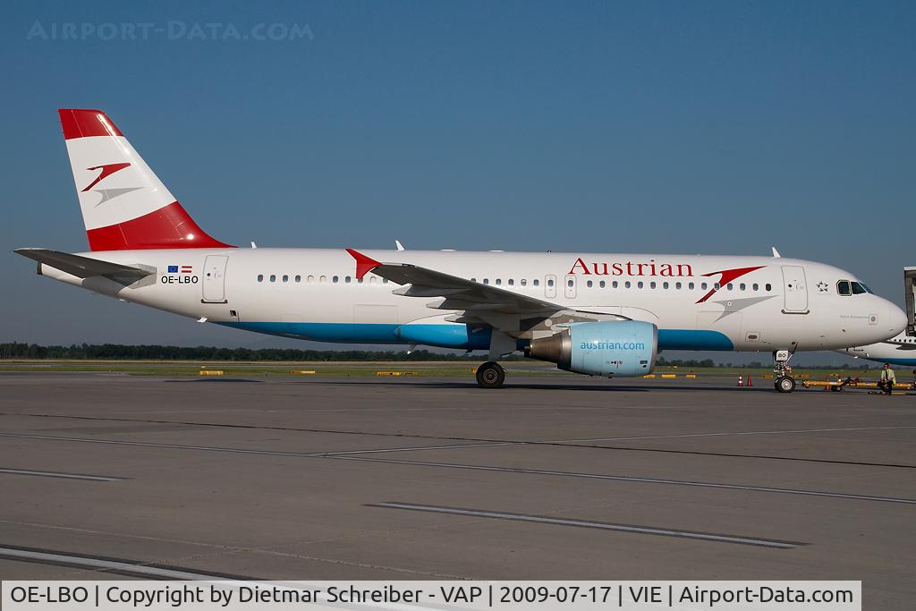OE-LBO, 1998 Airbus A320-214 C/N 776, Austrian Airlines AIrbus 320