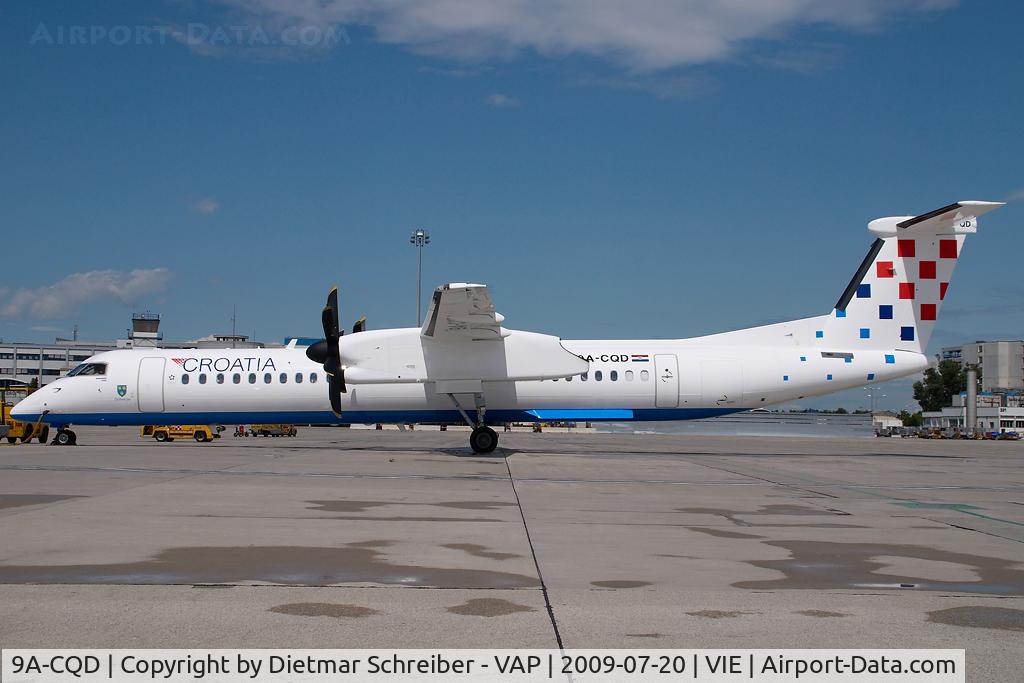 9A-CQD, 2009 De Havilland Canada DHC-8-402Q Dash 8 C/N 4260, Croatia Airlines Dash 8-400