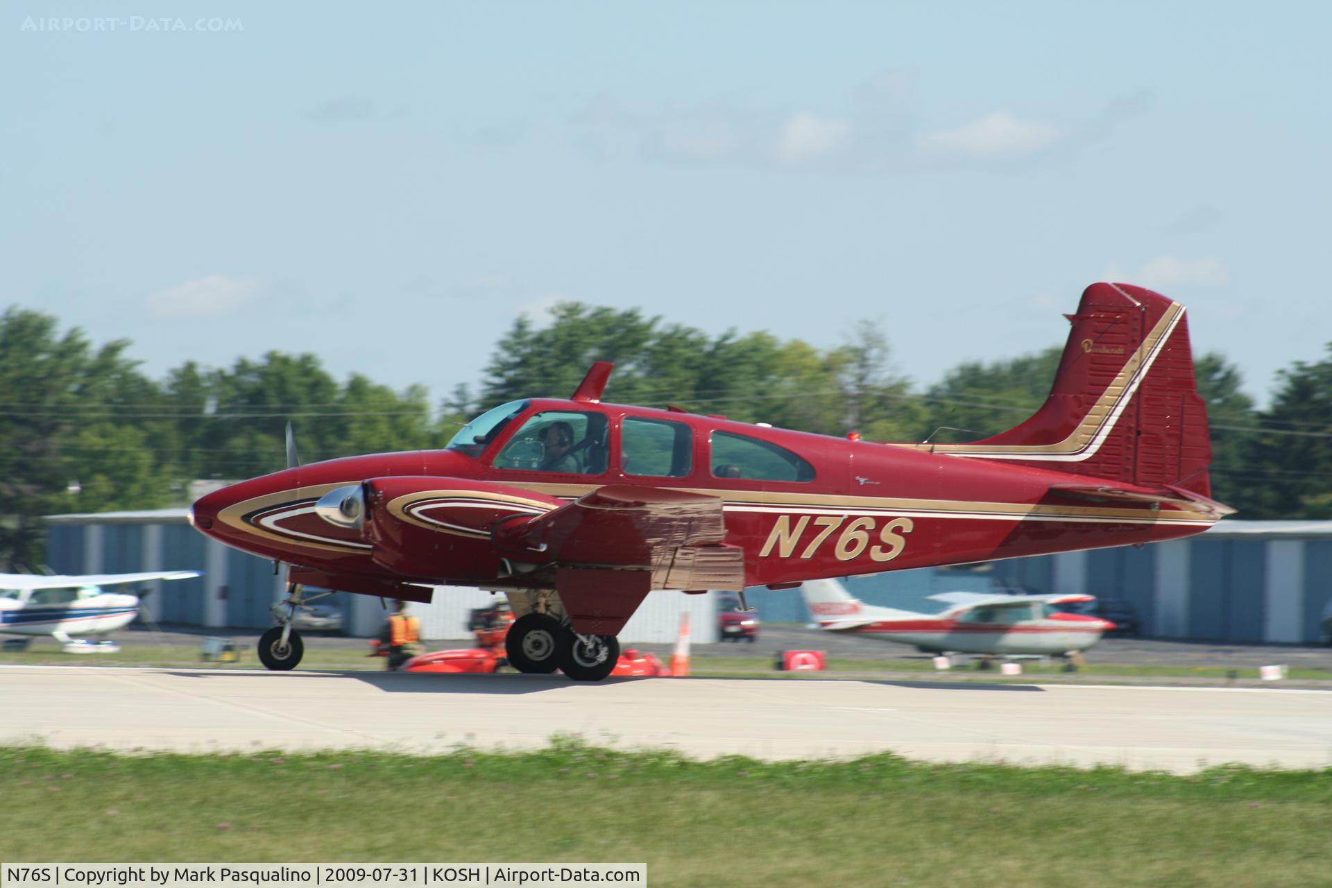 N76S, 1965 Beech D95A Travel Air C/N TD-605, Beech D95A