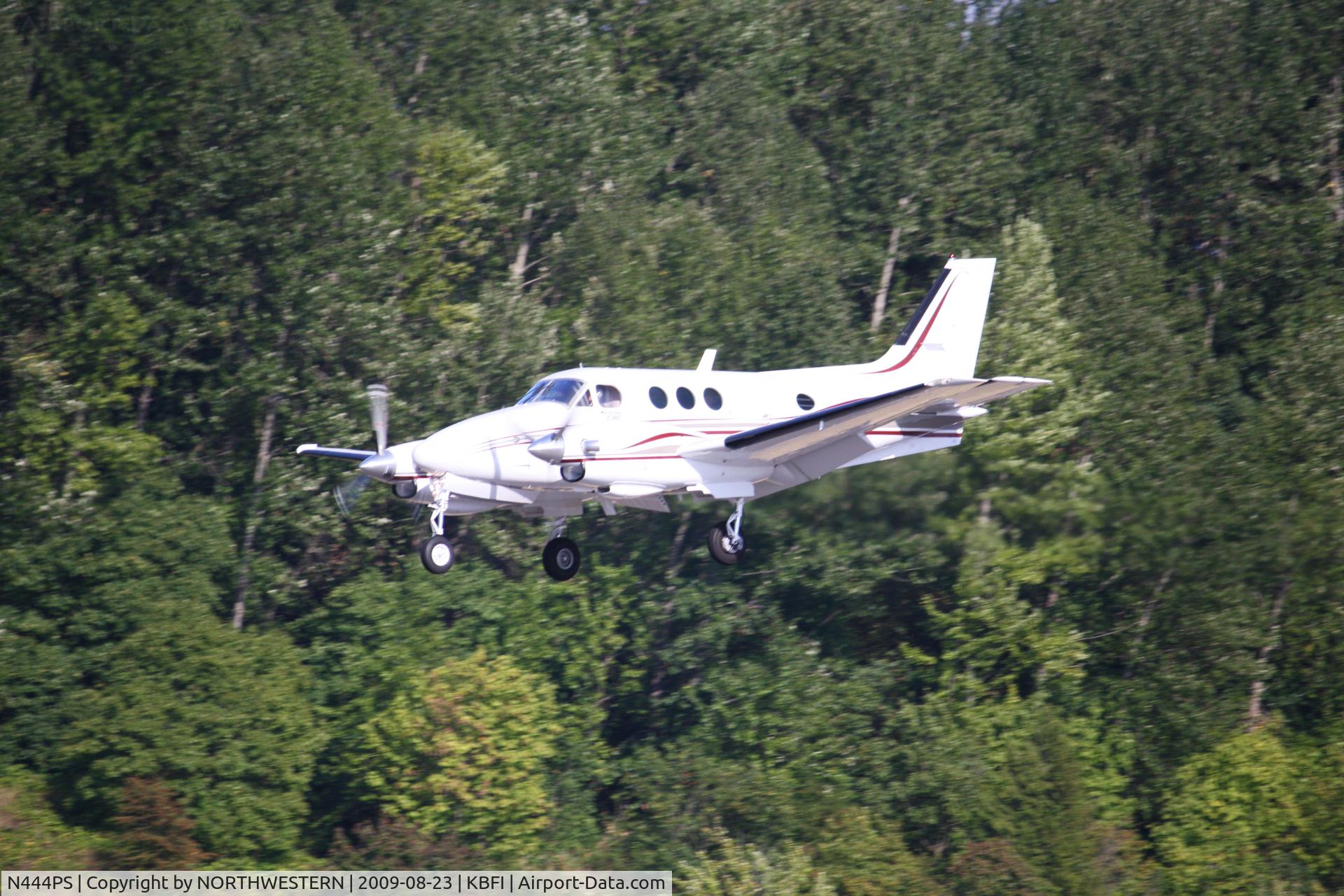 N444PS, 1973 Beech C90 King Air C/N LJ-615, SPOKANE-SEATTLE