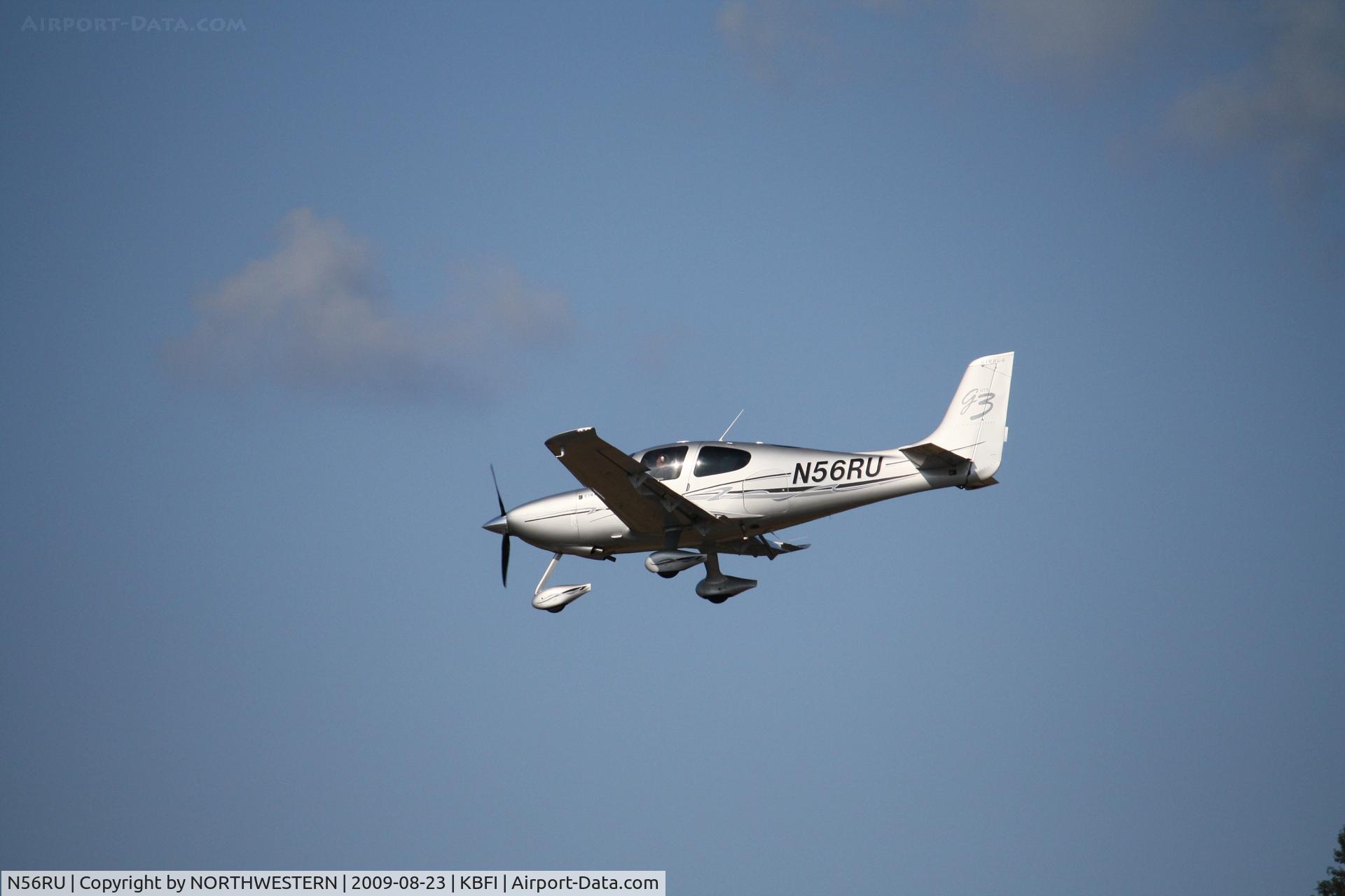 N56RU, 2008 Cirrus SR22 C/N 3046, SPOKANE-SEATTLE