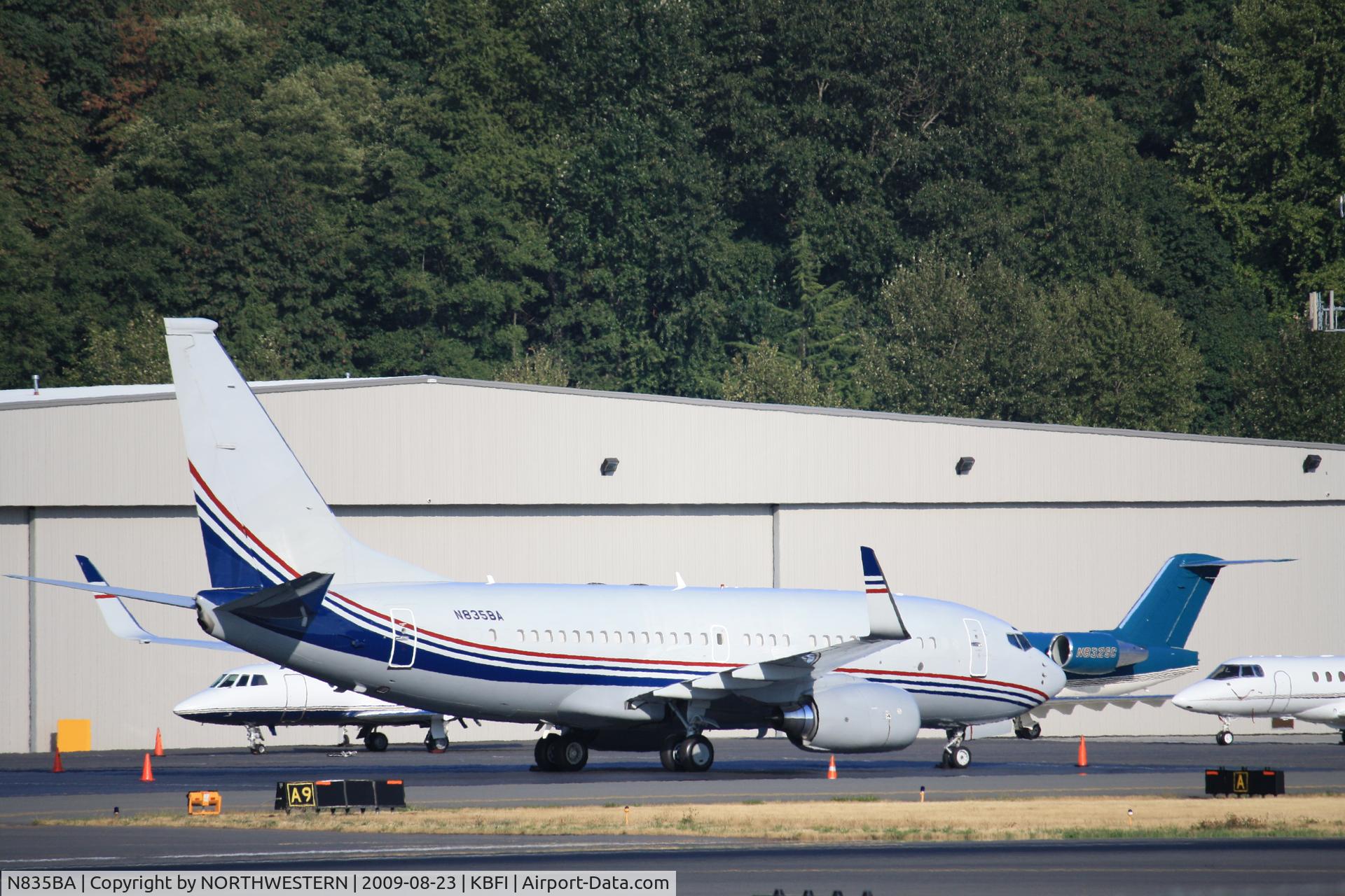 N835BA, 2001 Boeing 737-7BC C/N 30572, VIP IN SEATTLE