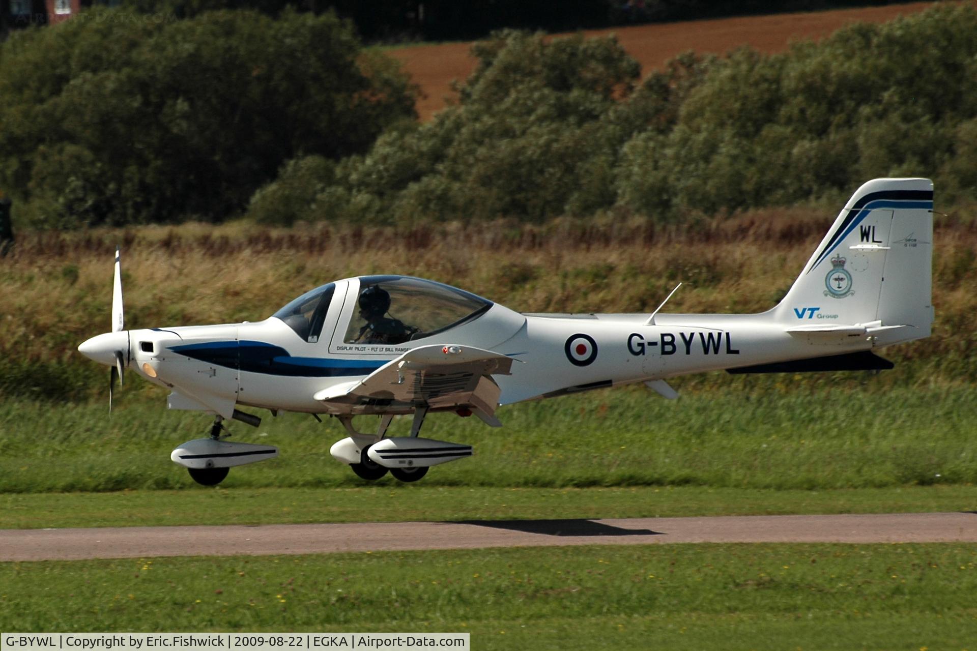 G-BYWL, 2000 Grob G-115E Tutor T1 C/N 82147/E, G-BYWL at RAFA Battle of Britain Airshow, Shoreham Airport Aug 09