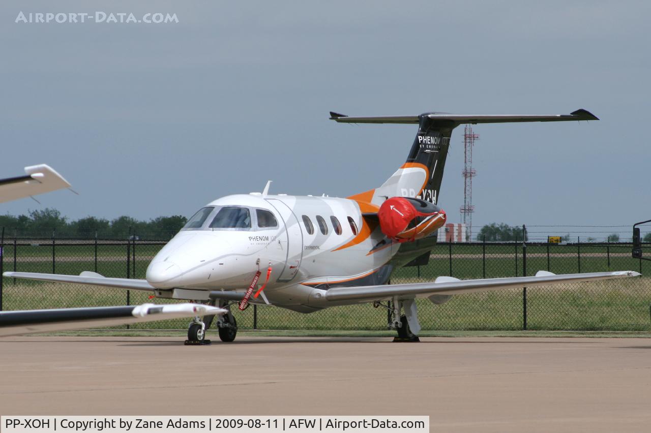 PP-XOH, 2008 Embraer EMB-500 Phenom 100 C/N 50000003, At Alliance Fort Worth - Embraer company demonstrator.