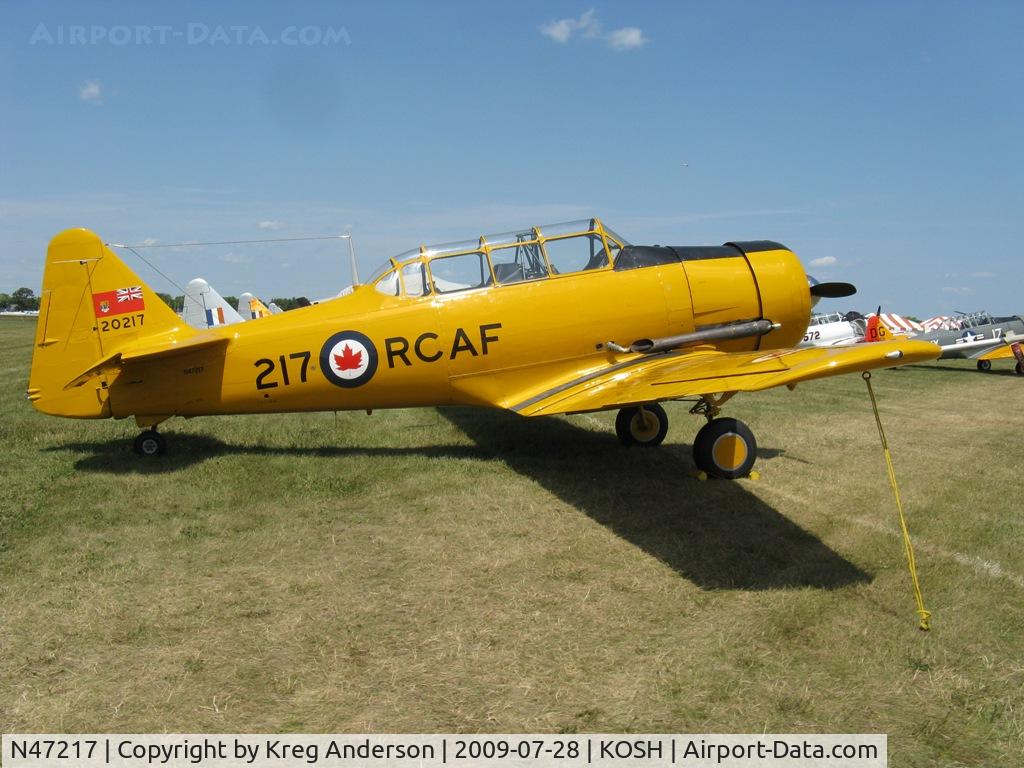 N47217, 1951 Canadian Car & Foundry Harvard MK IV C/N CCF4-8, EAA Airventure 2009