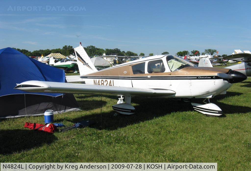 N4824L, 1967 Piper PA-28-180 C/N 28-4166, EAA Airventure 2009