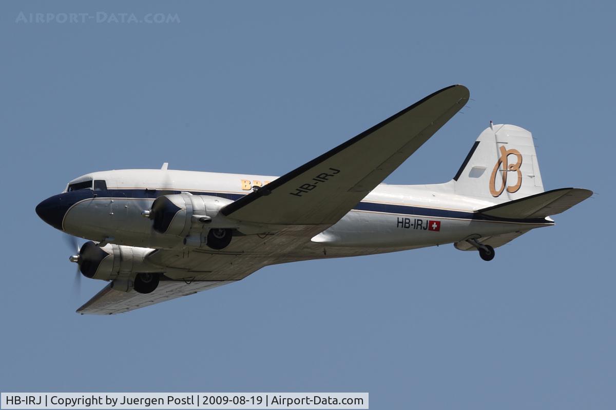 HB-IRJ, 1940 Douglas DC-3A-S4C4G C/N 2204, Red Bull Air Race Budapest 2009 - Douglas DC-3A
