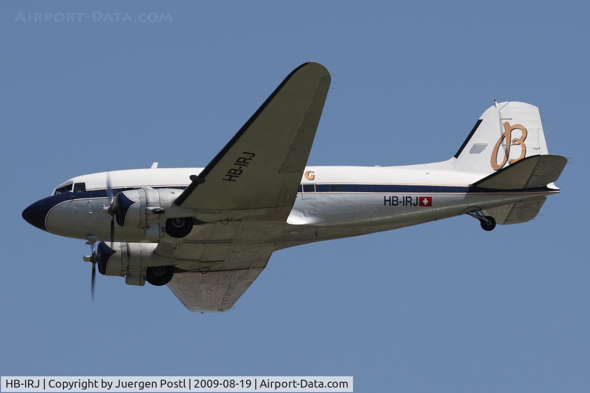 HB-IRJ, 1940 Douglas DC-3A-S4C4G C/N 2204, Red Bull Air Race Budapest 2009 - Douglas DC-3A