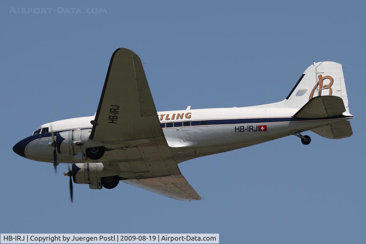 HB-IRJ, 1940 Douglas DC-3A-S4C4G C/N 2204, Red Bull Air Race Budapest 2009 - Douglas DC-3A