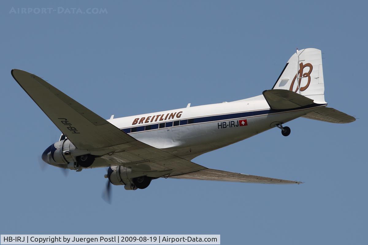 HB-IRJ, 1940 Douglas DC-3A-S4C4G C/N 2204, Red Bull Air Race Budapest 2009 - Douglas DC-3A