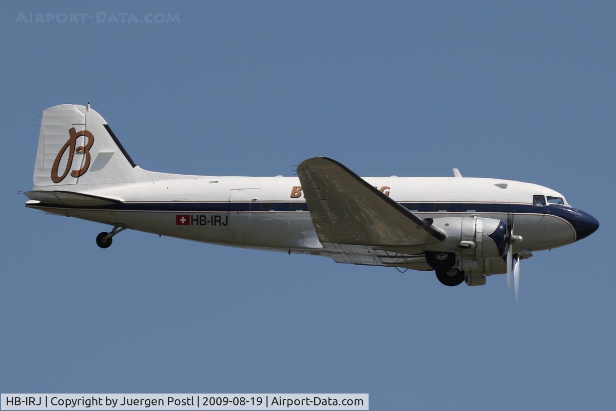 HB-IRJ, 1940 Douglas DC-3A-S4C4G C/N 2204, Red Bull Air Race Budapest 2009 - Douglas DC-3A