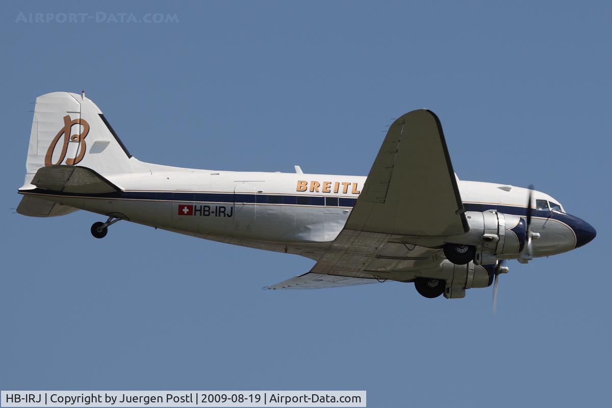 HB-IRJ, 1940 Douglas DC-3A-S4C4G C/N 2204, Red Bull Air Race Budapest 2009 - Douglas DC-3A