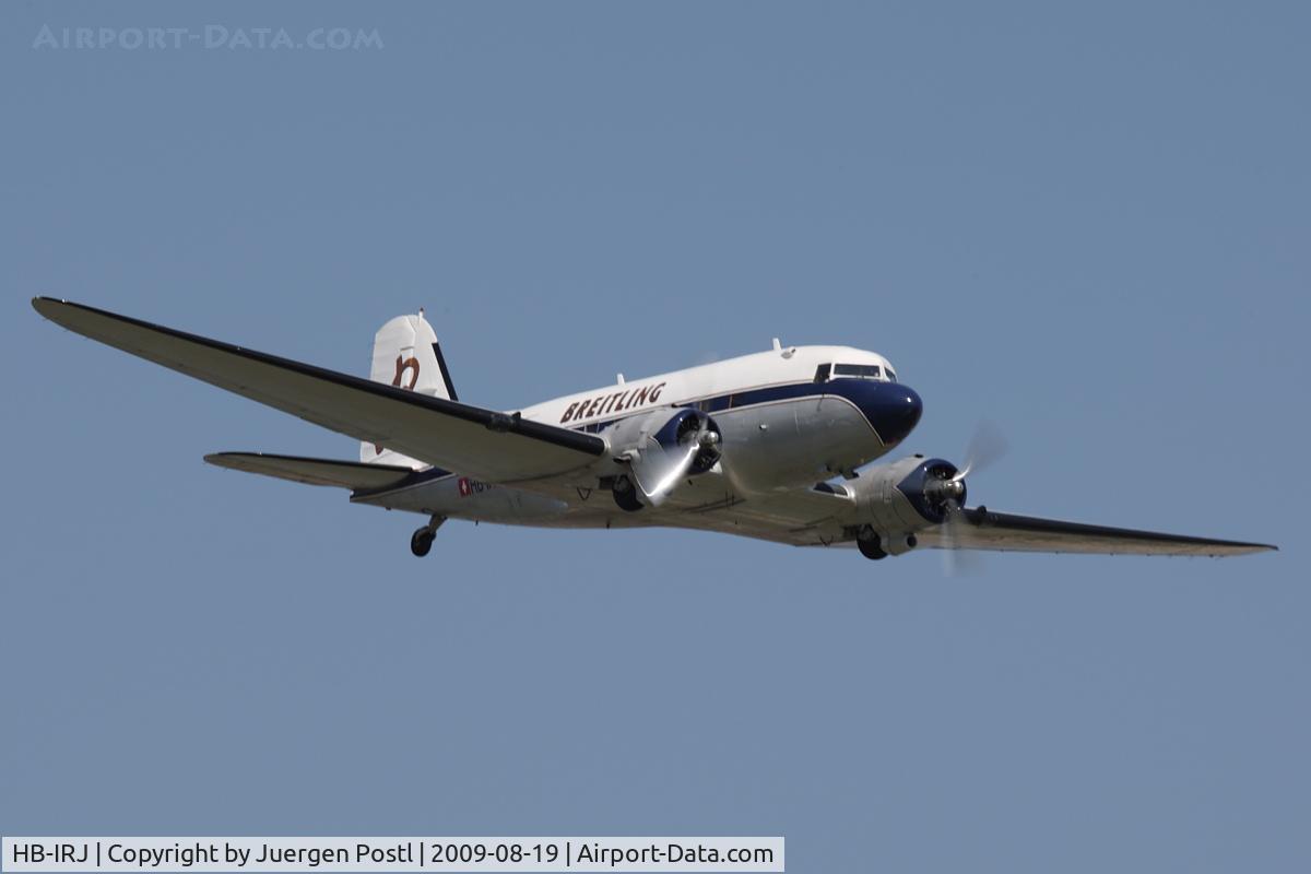 HB-IRJ, 1940 Douglas DC-3A-S4C4G C/N 2204, Red Bull Air Race Budapest 2009 - Douglas DC-3A