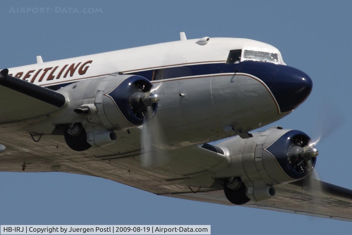 HB-IRJ, 1940 Douglas DC-3A-S4C4G C/N 2204, Red Bull Air Race Budapest 2009 - Douglas DC-3A