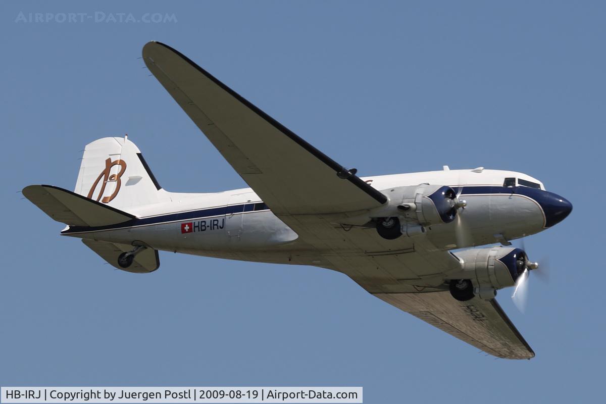 HB-IRJ, 1940 Douglas DC-3A-S4C4G C/N 2204, Red Bull Air Race Budapest 2009 - Douglas DC-3A