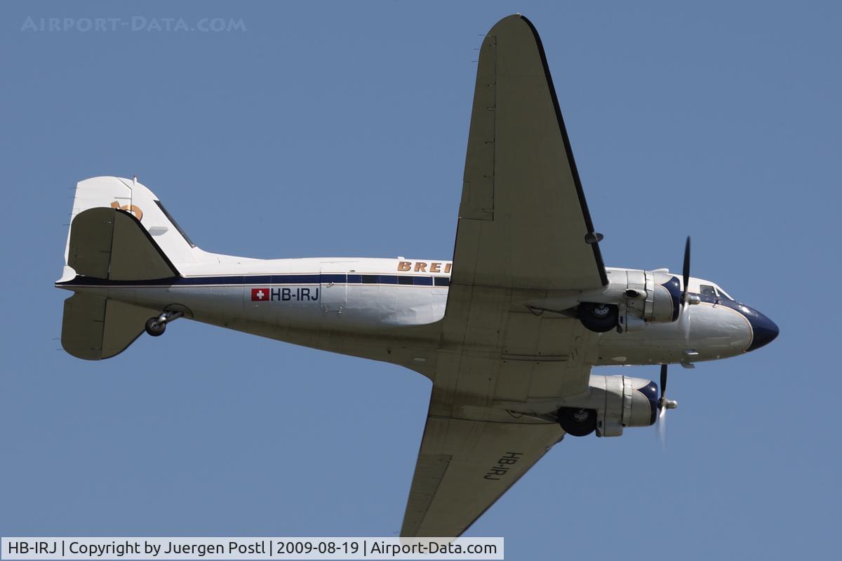 HB-IRJ, 1940 Douglas DC-3A-S4C4G C/N 2204, Red Bull Air Race Budapest 2009 - Douglas DC-3A
