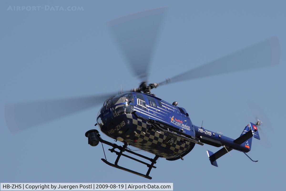 HB-ZHS, 1982 Eurocopter Bo-105CBS-4 C/N S-606, Red Bull Air Race Budapest 2009 - Eurocopter BO105CBS-4