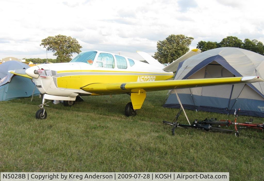 N5028B, 1955 Beech F35 Bonanza C/N D-4294, EAA Airventure 2009